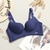 Women Striped Seamless Underwear Set