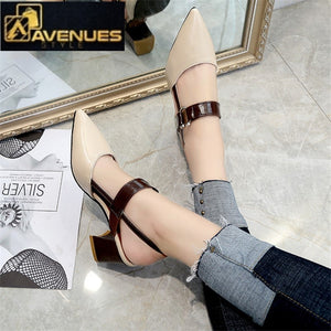 Women Shallow Mouth Pointed Sandals