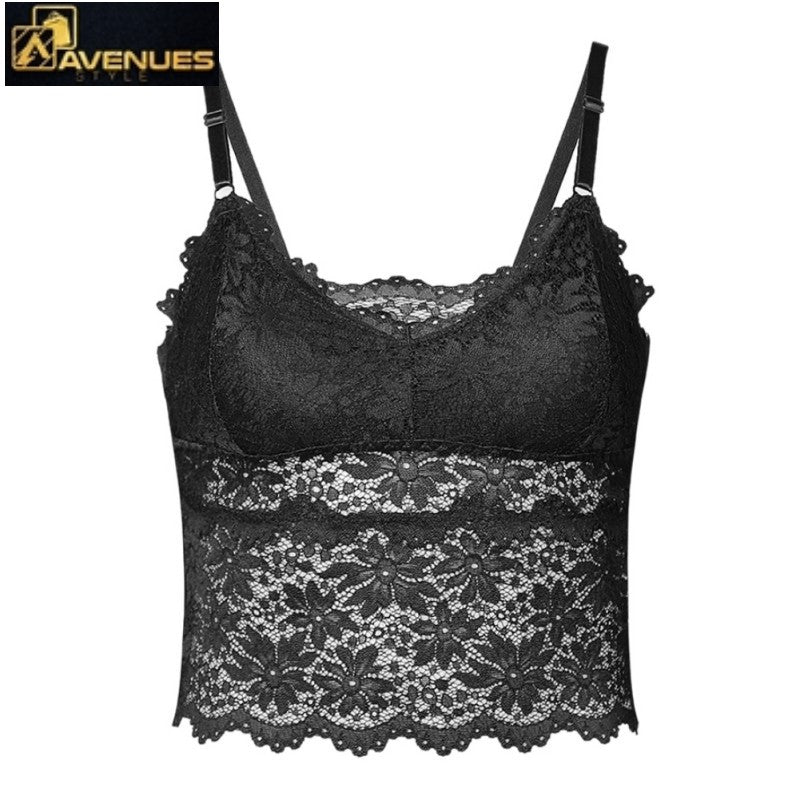 Women's Lace Beauty Strap Tops Push Up Bra