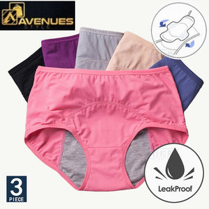 3pcs/Set Menstrual Leak Proof Incontinence Panties
