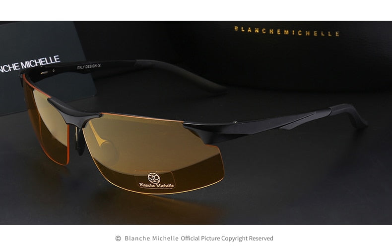 Men Polarized Night Vision Sunglasses