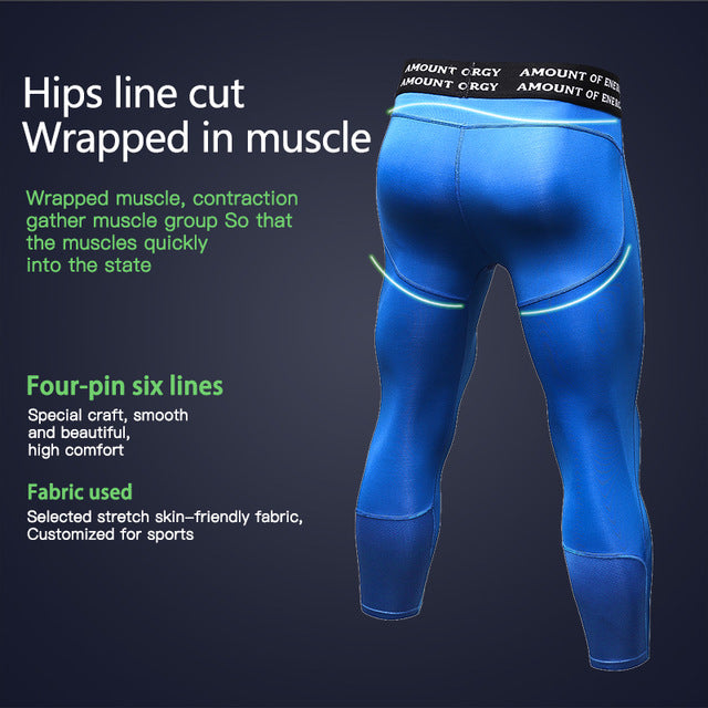 Men Compression Pants Jogging Trousers