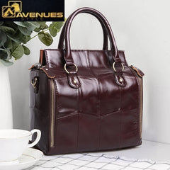 Large Genuine Leather Handbag