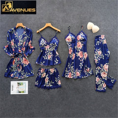 Women's Silk Floral Sexy Lace Sleepwear
