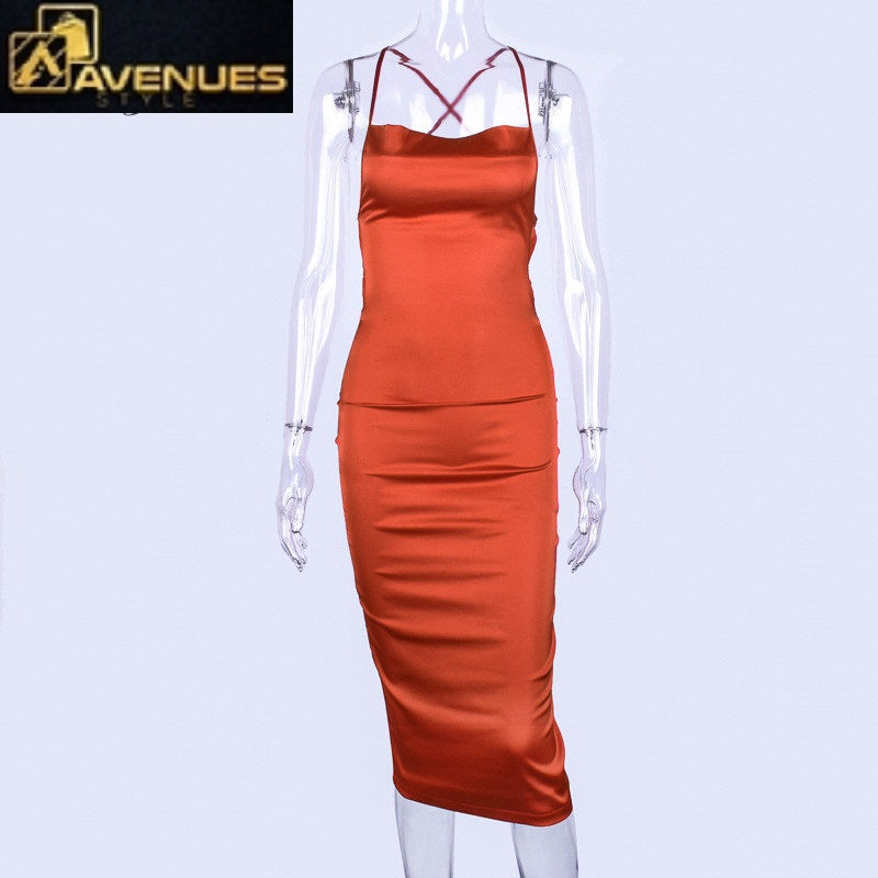 Women Body-con Long Midi Dress