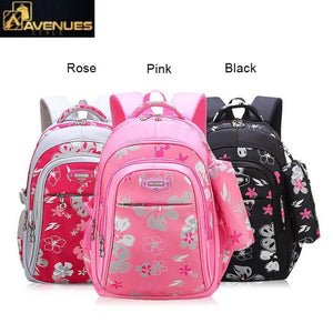 Floral Children Girls School Bags