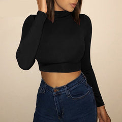 Women's Long Sleeve Sexy T-shirt
