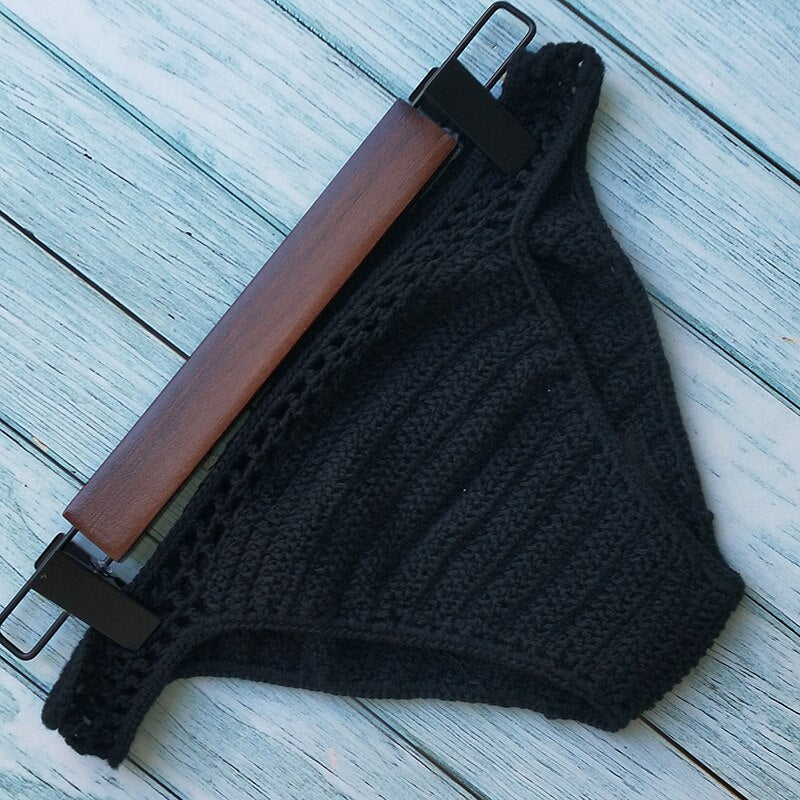 Lining Bikini Bottoms Crochet Thong Handmade Knitting Swimwear Shorts