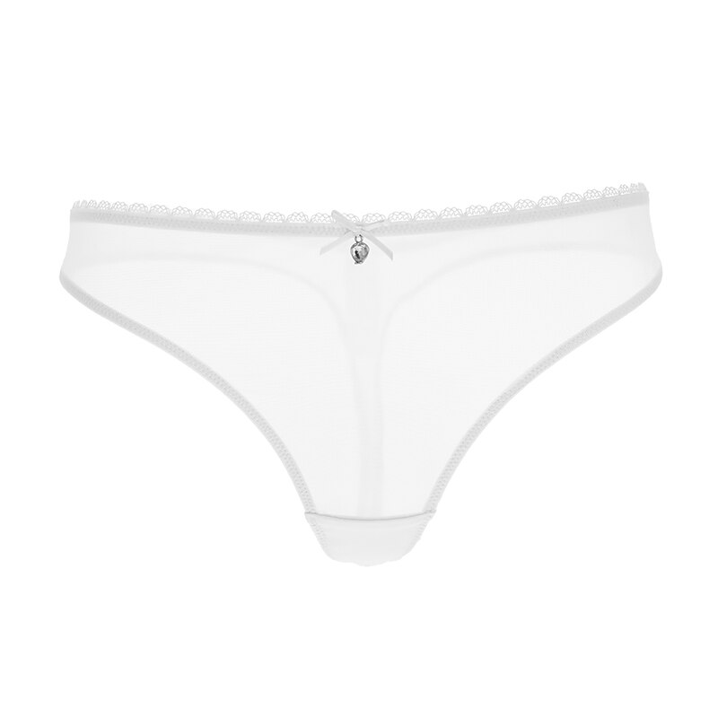 Transparent Low-Rise G-String Panties 3-Piece
