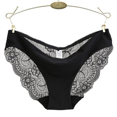 RE Ladies underwear woman panties fancy lace calcinha renda sexy panties for women traceless crotch of cotton briefs Lingerie