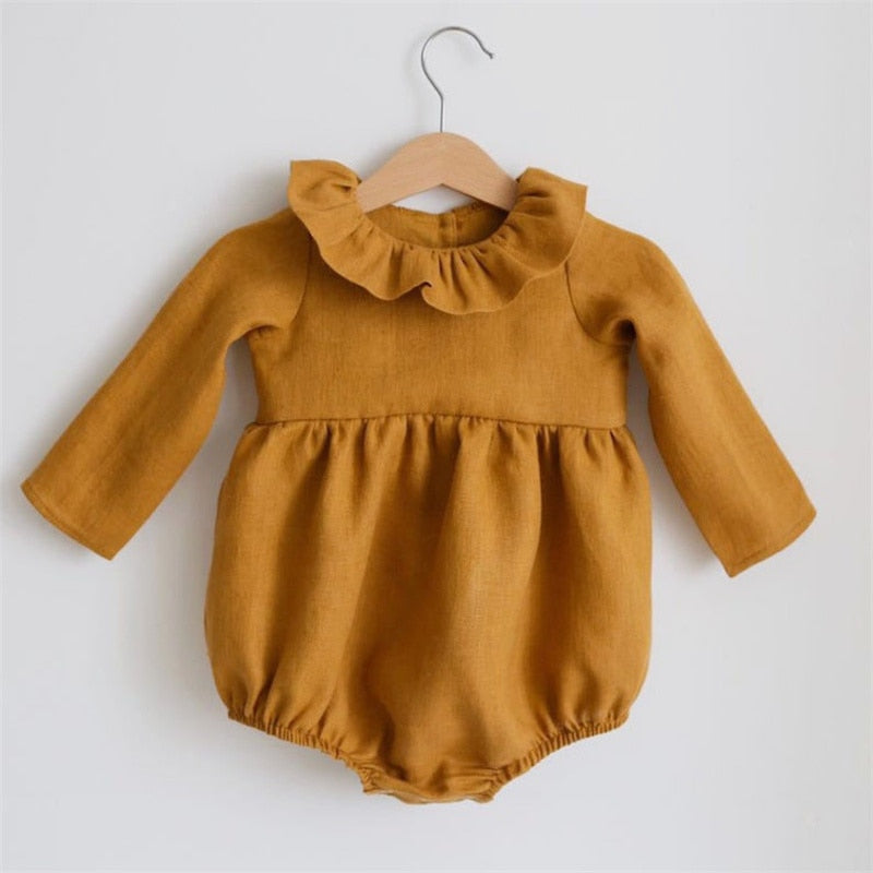 LONG SLEEVE BABY GIRL ROMPER