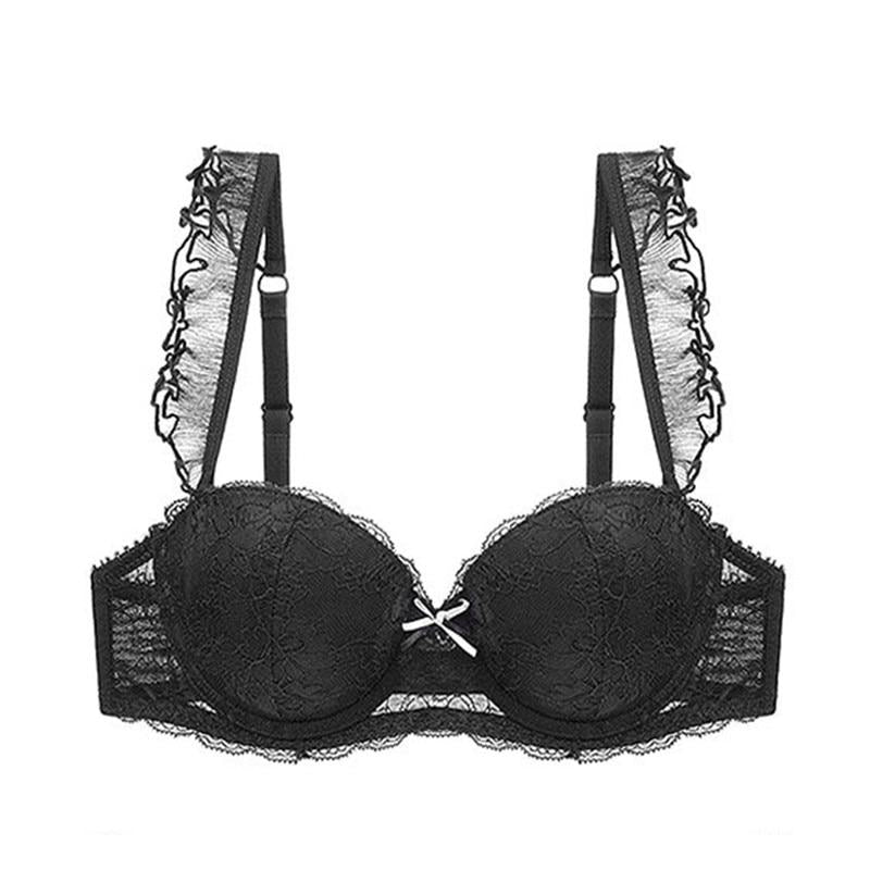 Sexy Lace Embroidery Push Up Bra Underwear Lingerie