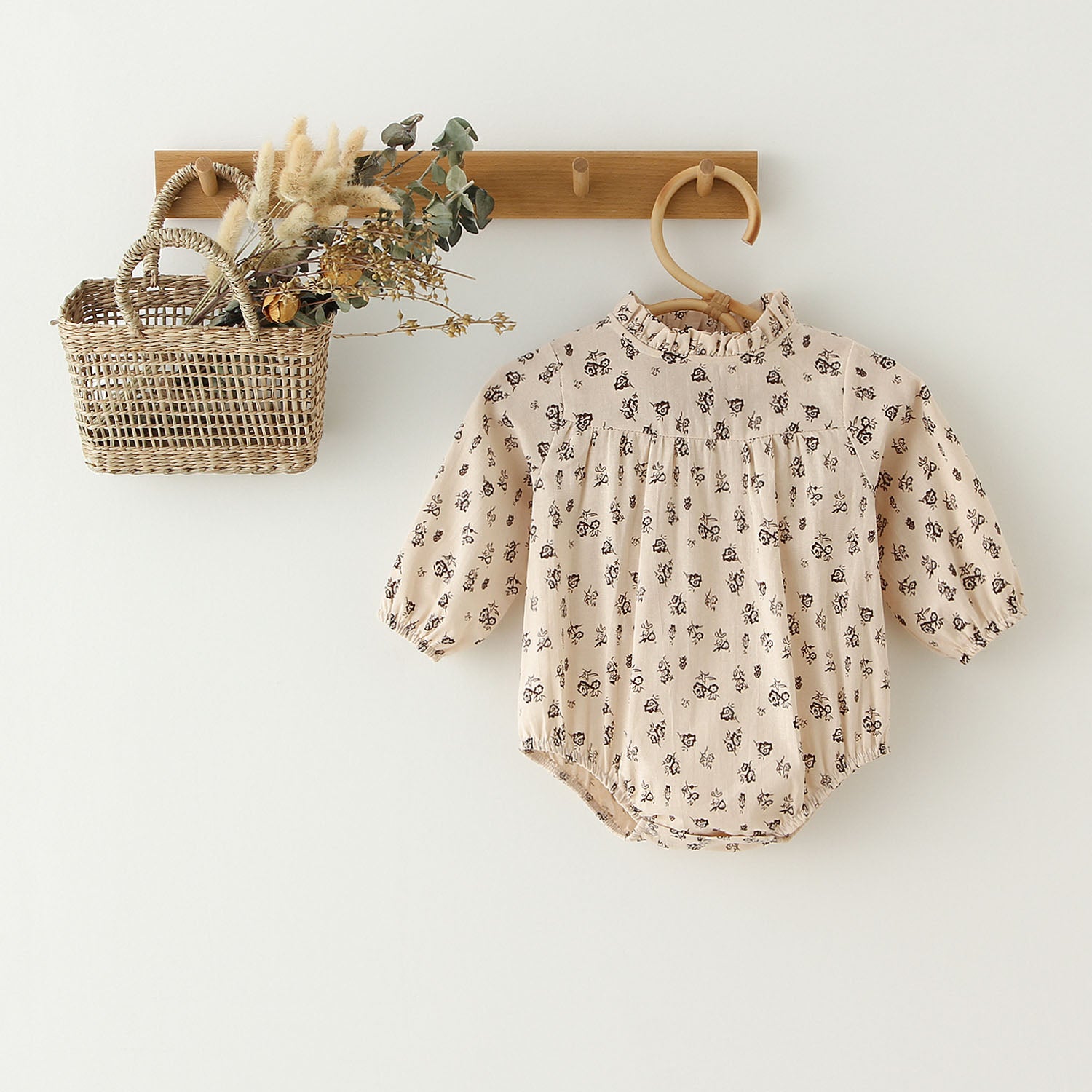 LONG SLEEVE BABY GIRL ROMPER