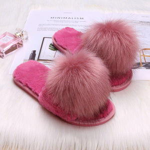 Women Thick Bottom Moon Cotton Slippers