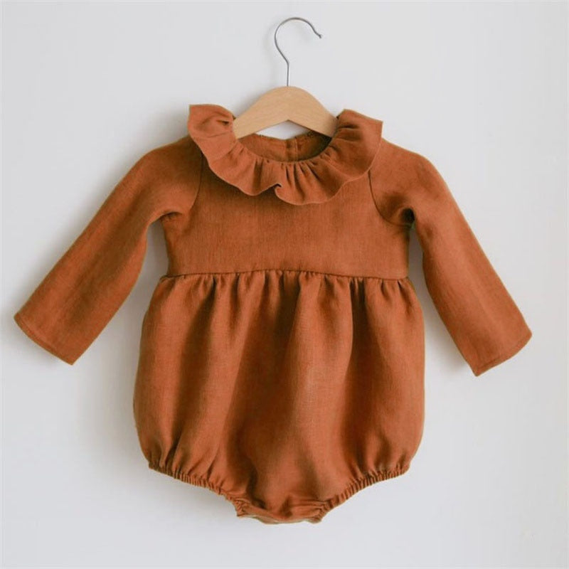 LONG SLEEVE BABY GIRL ROMPER