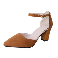 Thick Heel Pumps Comfortable Sandals