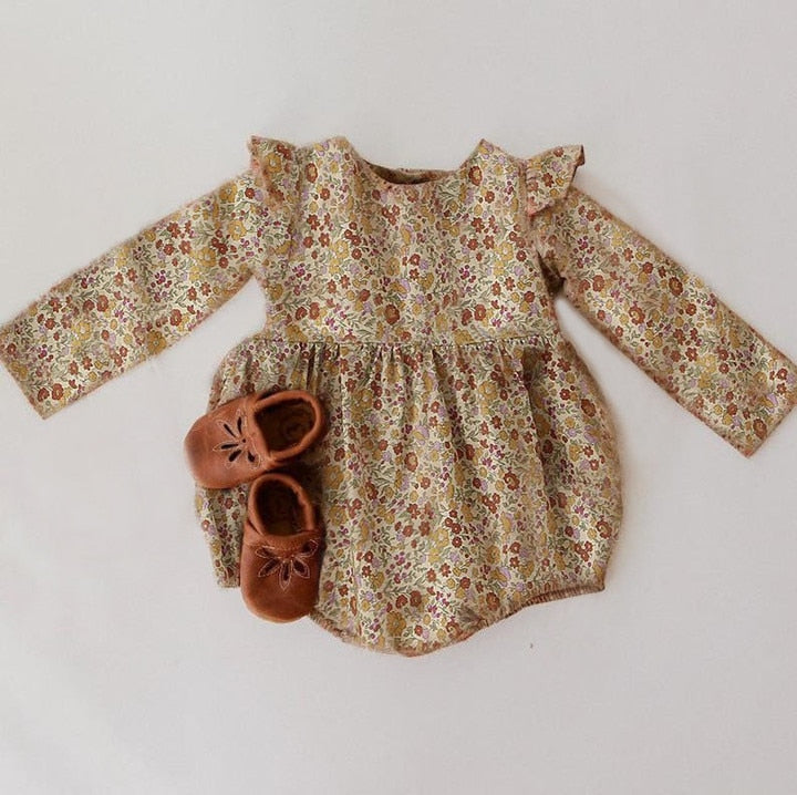 LONG SLEEVE BABY GIRL ROMPER