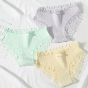 Women's cotton lace panties 2019 Summer NEW Sexy Underwear kawaii Sexy girls panties knickers briefs Comfort Underpants Spring
