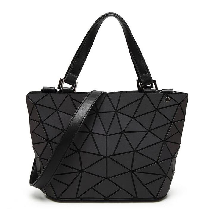 Women Geometric laser Tote Shoulder Bags