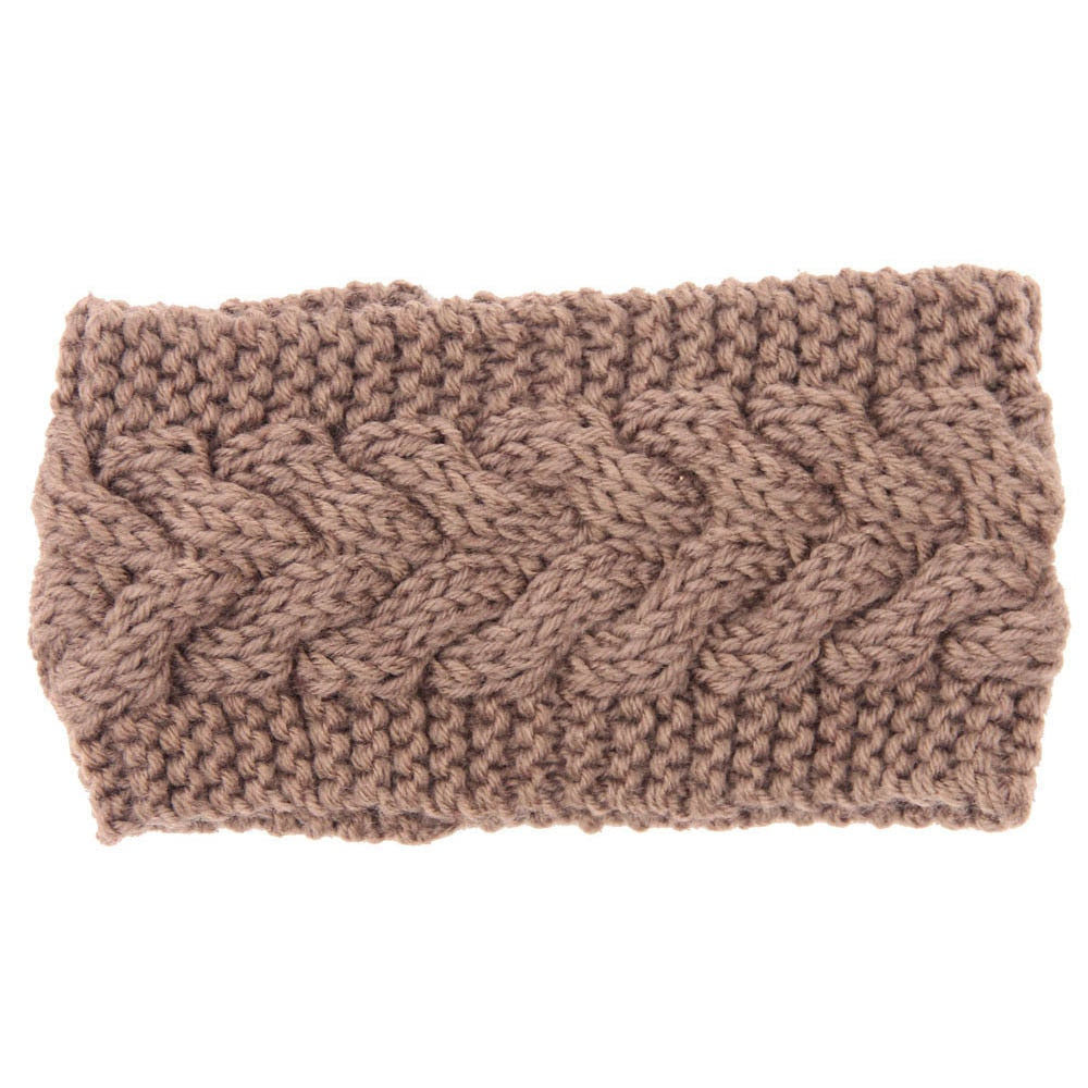 Women Winter Ear Warmer Knitted Headband