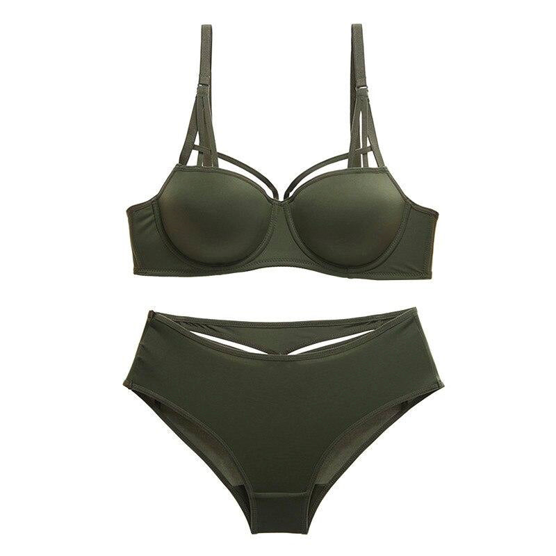 Sexy Cotton Push Up Bra Underwear Lingerie Panties Set