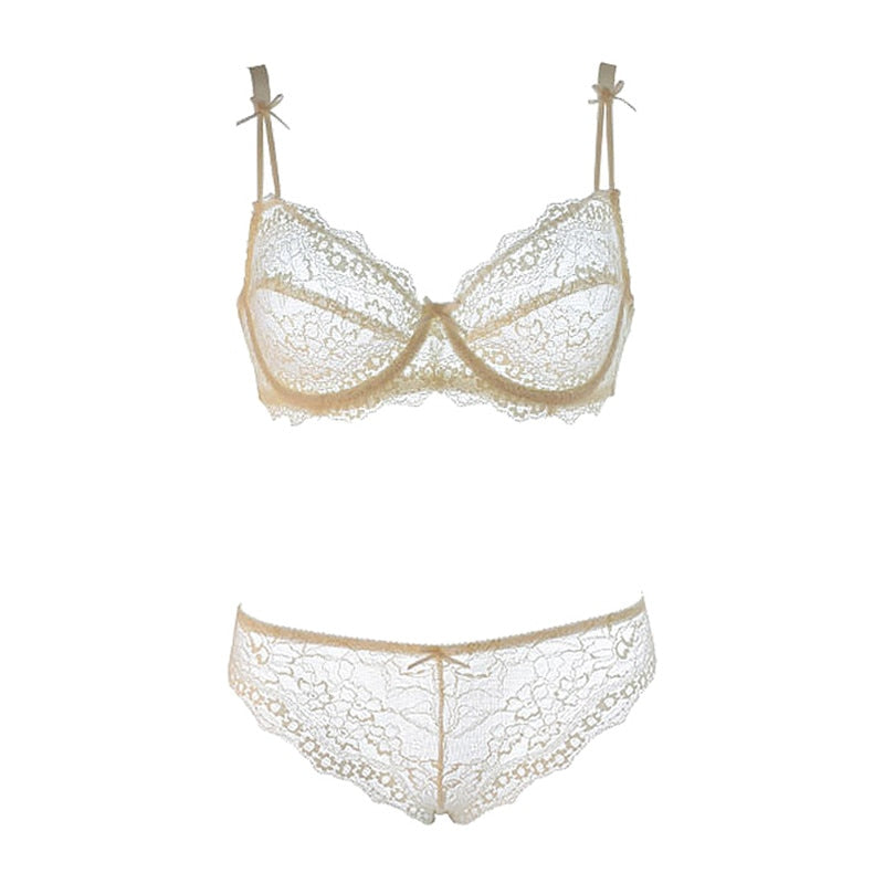 Sexy Lace Push Up Bra Underwear Lingerie Set