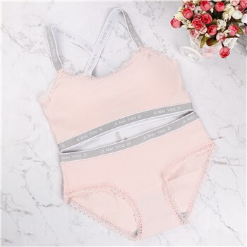 Women Comfort Bra Panties Set