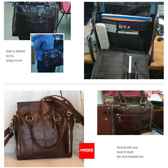 Large Genuine Leather Handbag