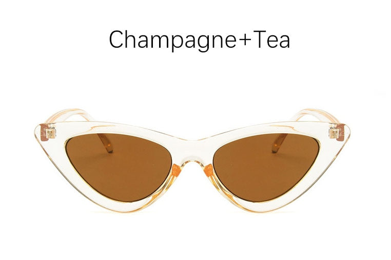 Women Cat Eye Vintage Retro Sunglasses