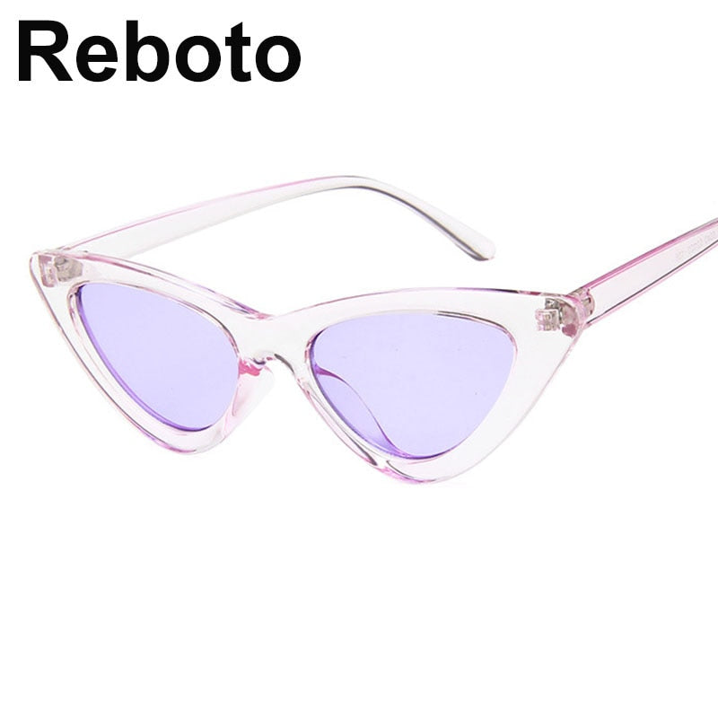 cat eye shade for women fashion sunglasses brand woman vintage retro triangular cateye glasses oculos feminino sunglasses Sexy