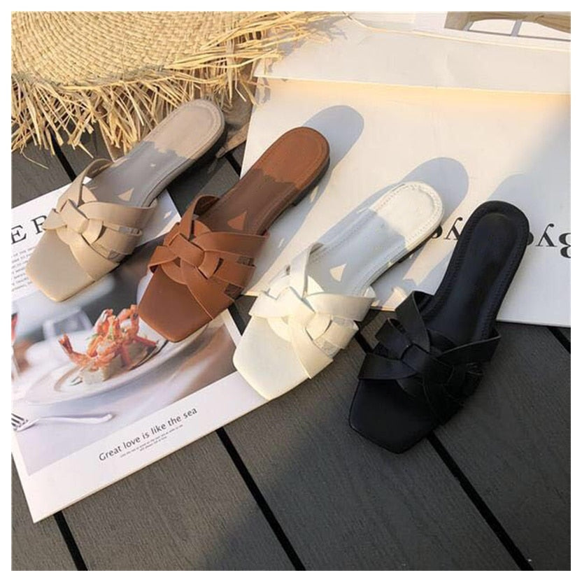 Women Open Toe Flat Leisure Sandal
