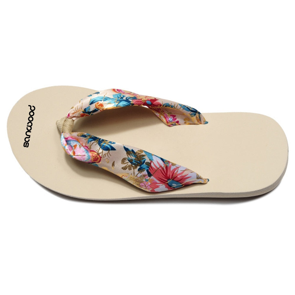 Women Print Bohemian Soft Slippers