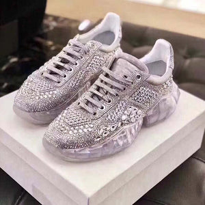 Women zapato de Crystals Sneaker