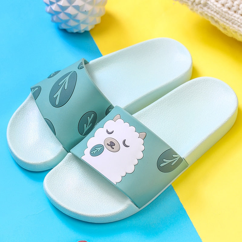 Women Cute Cat Cartoon Platform Sandals