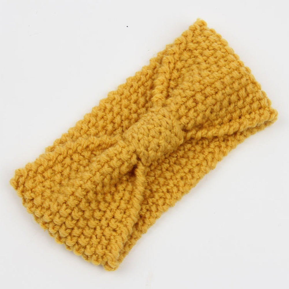 Women Winter Ear Warmer Knitted Headband