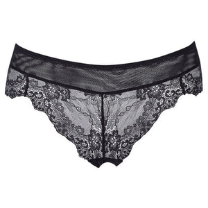 Sexy Lace Mid-Rise Underwear Hollow 3-Piece Panties