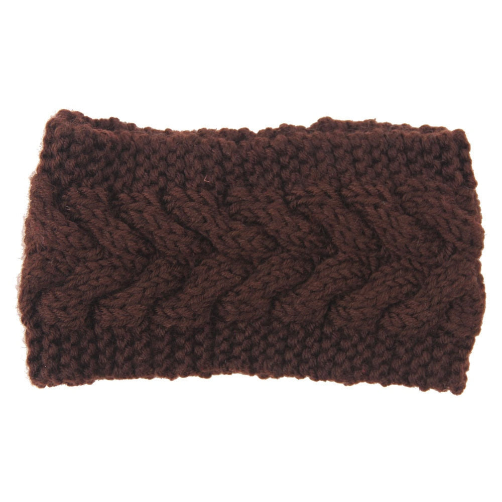 Women Winter Ear Warmer Knitted Headband