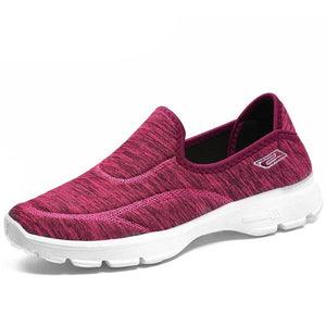 Women Slip On Comfortable Stretch Shoes