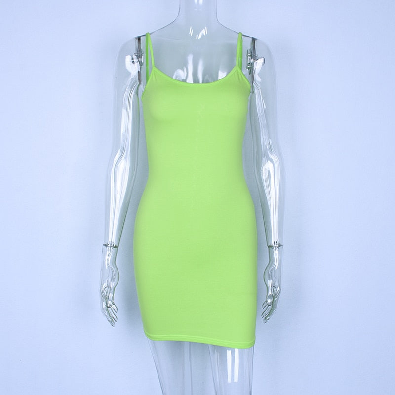 Cotton Sleeveless High Waist Sexy Dress