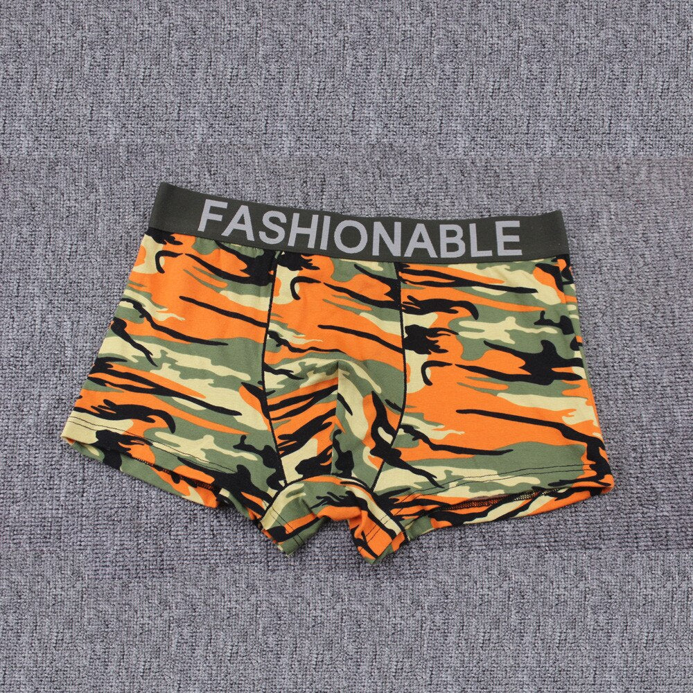 underwear Male Mens Underwear Boxers Men Sexy Underwear Letter Pure Color Boxer clothes Shorts Bulge Pouch Underpants Breathable