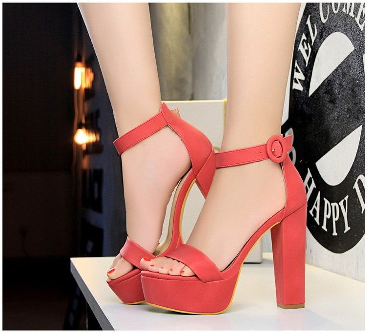  Women High Heels Pumps Toe sandals