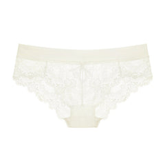 Sexy Lace Mid-Rise Underwear Hollow 3-Piece Panties