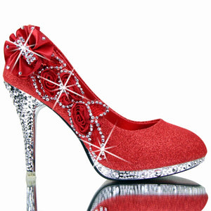 Women High Heels Colorful Wedding Shoes