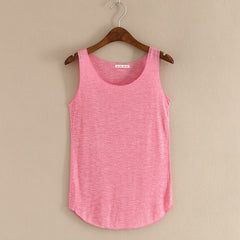 HOT summer Fitness Tank Top New T Shirt Plus Size Loose Model Women T-shirt Cotton O-neck Slim Tops Fashion Woman Clothes