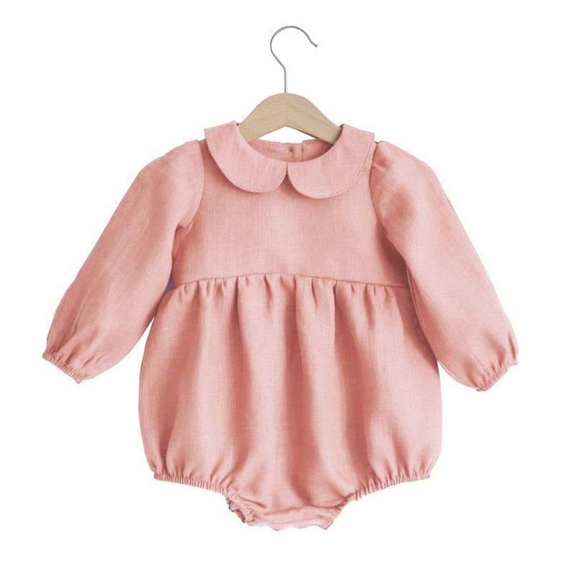 LONG SLEEVE BABY GIRL ROMPER