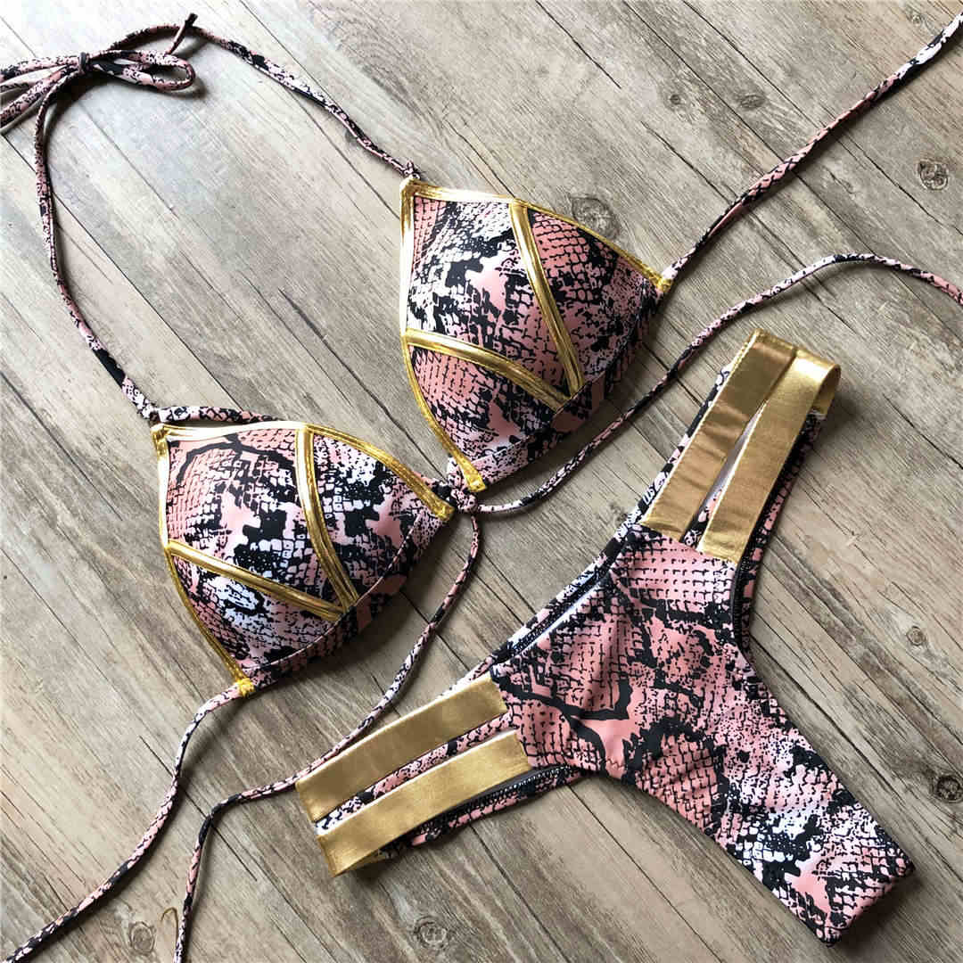 Women's Push Up Swimsuit Bra Cup 2-Pieces Bikini