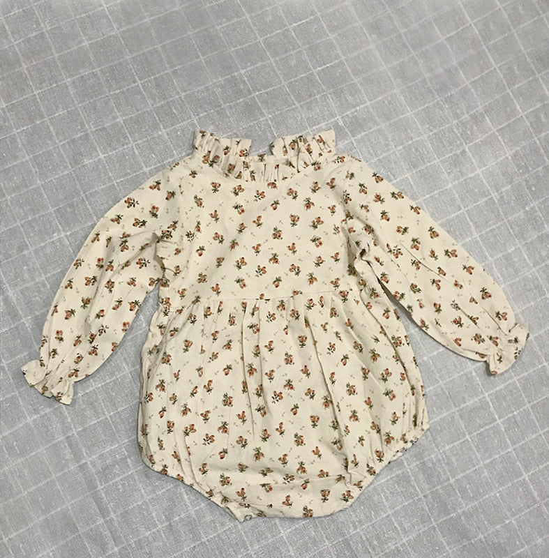 LONG SLEEVE BABY GIRL ROMPER