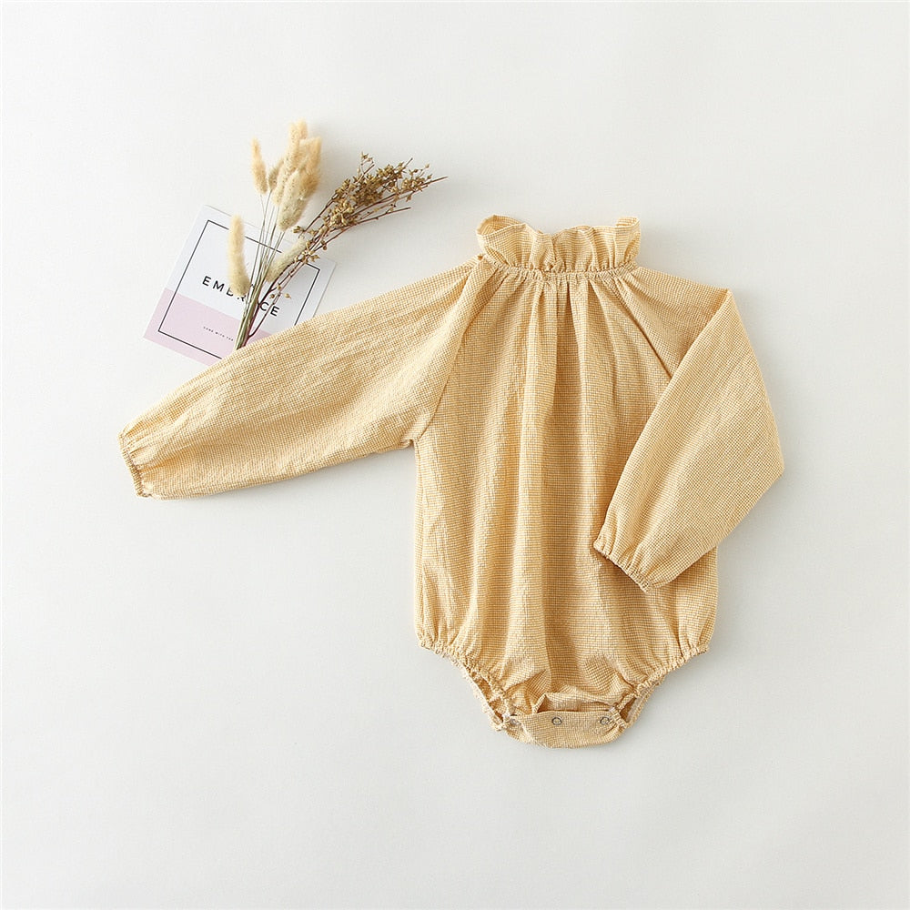 LONG SLEEVE BABY GIRL ROMPER