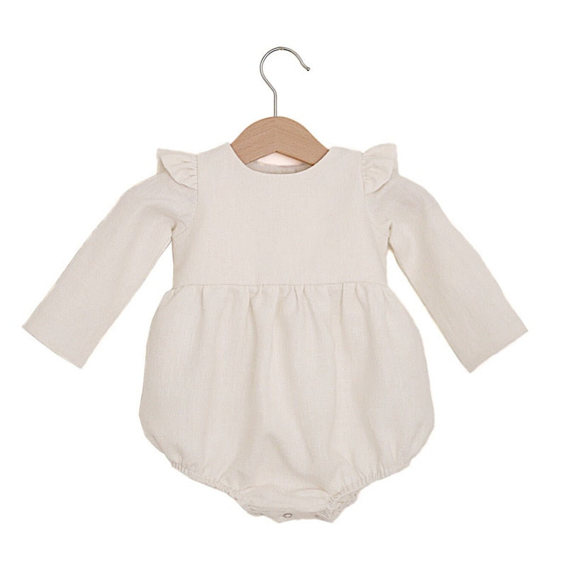 LONG SLEEVE BABY GIRL ROMPER
