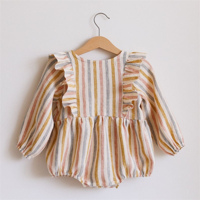 LONG SLEEVE BABY GIRL ROMPER